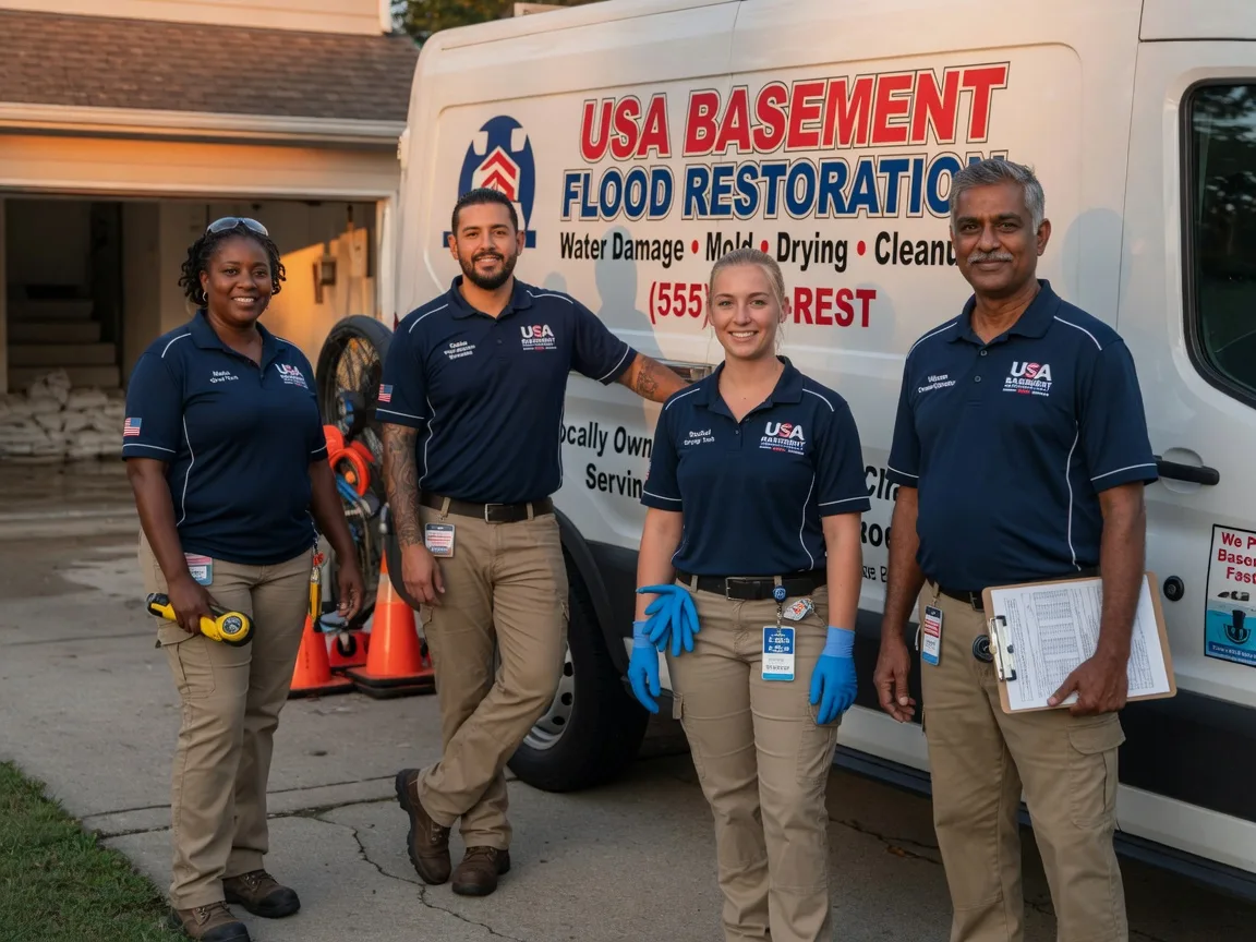 Basement Flood Cleanup company in Convent, LA