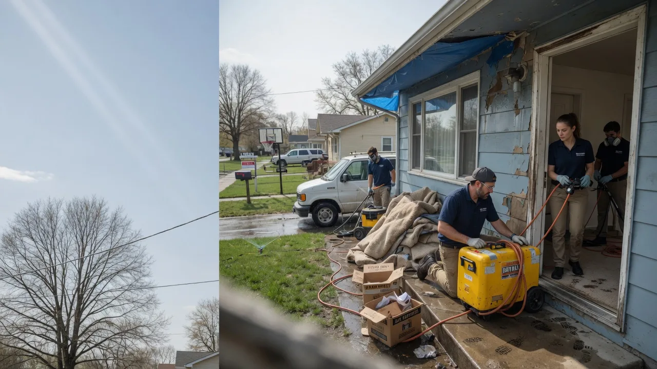 Basement Flood Cleanup in Convent, LA near me